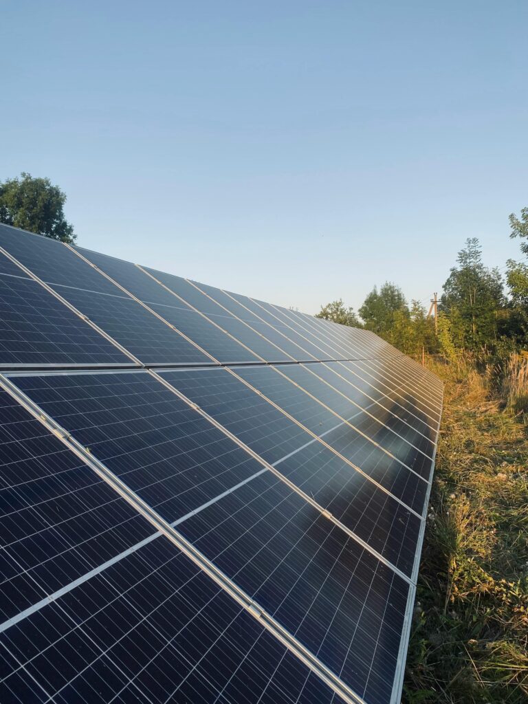 pexels-photo-33696834-33696834 A field of solar panels harnessing sunlight for renewable energy.